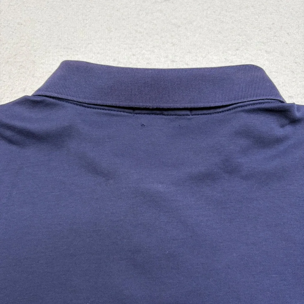 Polo Ralph Lauren Polo Shirt Mens XL Navy Blue Pima Soft Touch Short Sleeve Pony